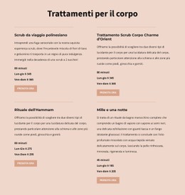 Diversi Tipi Di Trattamenti Per Il Corpo