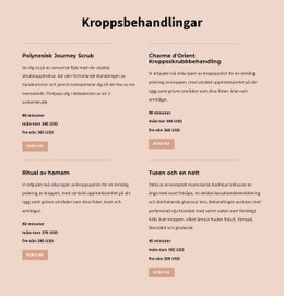 Olika Typer Av Kroppsbehandlingar - Onlinemallar