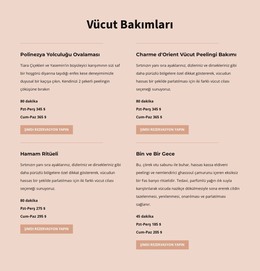 Farklı Vücut Bakımı Türleri