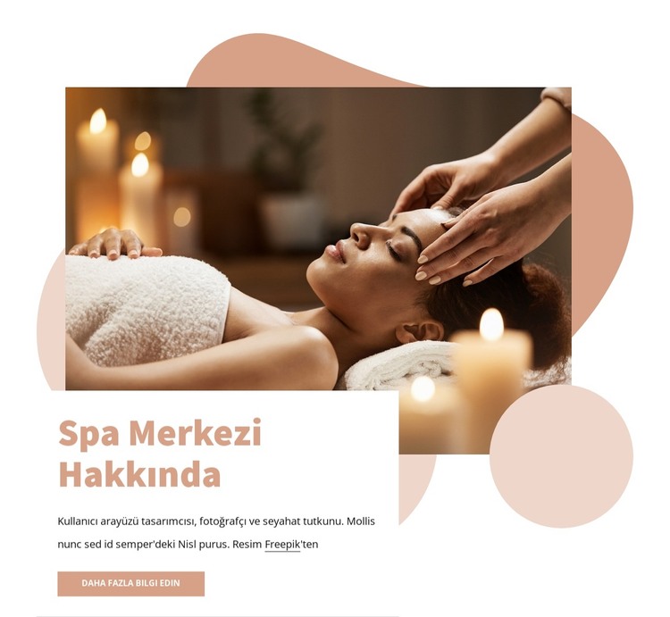 SPA merkezi hakkında HTML Şablonu