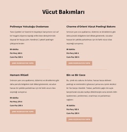 Farklı Vücut Bakımı Türleri