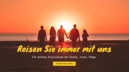 Reisen Sie Immer Mit Uns - Persönliche Vorlage