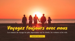 Voyagez Toujours Avec Nous - Créateur De Sites Web Réactifs