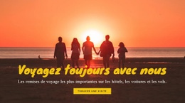 Voyagez Toujours Avec Nous – Téléchargement Du Modèle De Site Web