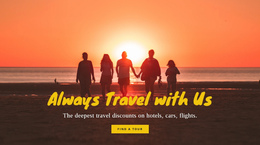 Always Travel With Us - Best Free One Page