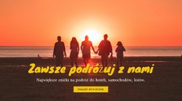 Zawsze Podróżuj Z Nami - Przeciągnij I Upuść Motyw WordPress