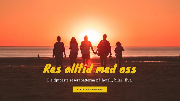 Res alltid med oss WordPress -tema