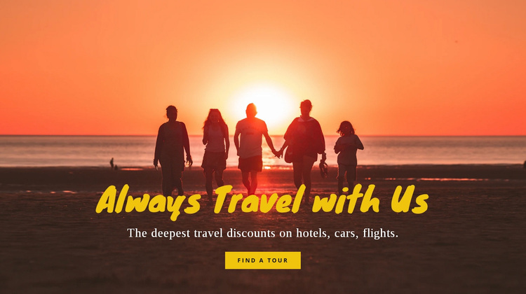 Always Travel with Us Template