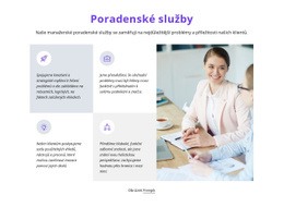 Mřížka S Ikonami A Texty – Kód Šablony HTML