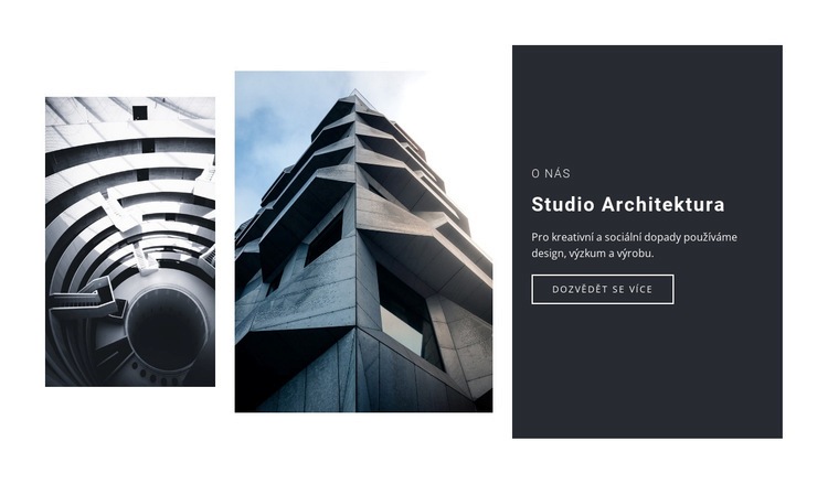 Známky života v architektuře Téma WordPress