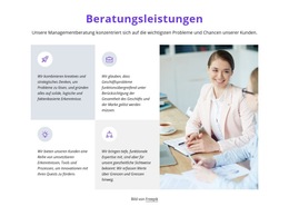 Startplattformvorlage Für Raster Mit Symbolen Und Texten
