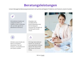 Raster Mit Symbolen Und Texten – Drag & Drop-WordPress-Theme