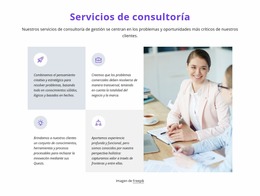 Cuadrícula Con Iconos Y Textos - Plantilla Joomla Creativa Multipropósito