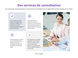 Grille Avec Icônes Et Textes - Conception De Site Moderne