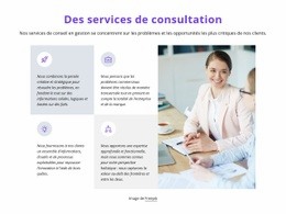 Superbe Modèle HTML5 Pour Grille Avec Icônes Et Textes