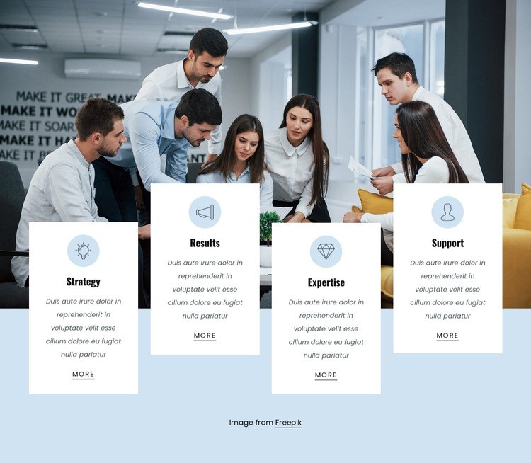 We are a full-service marketing agency HTML Template