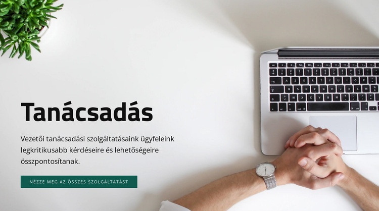 Segít megvalósítani és támogatni Weboldal sablon