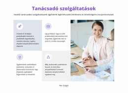 Rács Ikonokkal És Szövegekkel - Modern Webhelytervezés