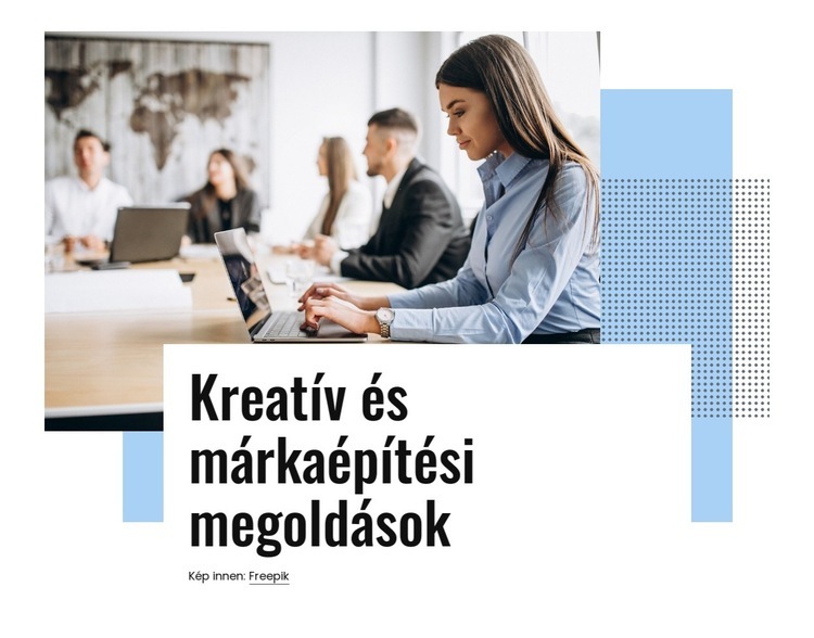 Kreatív és márkaépítési megoldások WordPress Téma