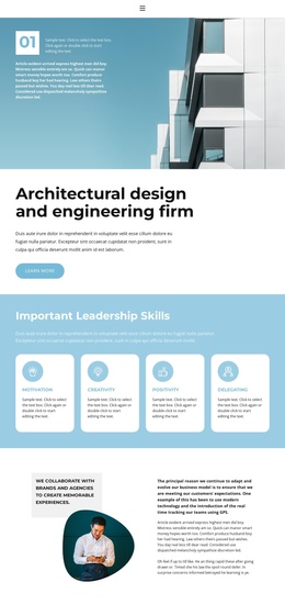 From Design To Implementation - Customizable Professional One Page Template