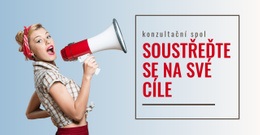 Soustřeďte Se Na Své Cíle – Responzivní Šablony Webových Stránek