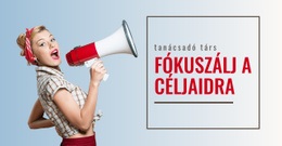 Fókuszálj A Céljaidra Ingyenes Sablon