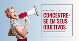 Concentre-Se Em Seus Objetivos - Construtor De Sites Para Qualquer Dispositivo