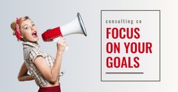 Focus On Your Goals Admin Templates