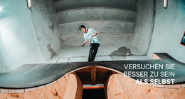 Versuche Besser Zu Sein Als Du Selbst - Responsive Website