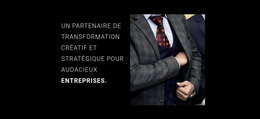 Titre Et Photo D'Entreprise - Thème WordPress Professionnel Personnalisable