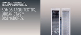 Arquitectos, Urbanistas Y Diseñadores - HTML Designer