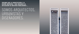 Arquitectos, Urbanistas Y Diseñadores: Plantilla De Página HTML