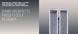 Architetti, Progettisti E Designer - Modello Di Pagina Di Destinazione