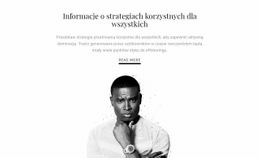 O Strategiach Biznesowych - Szablon Kodu HTML