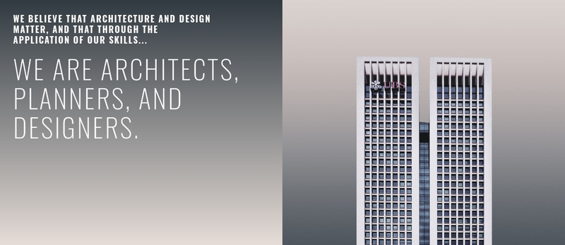 Architects, planners and designers Web Page Design