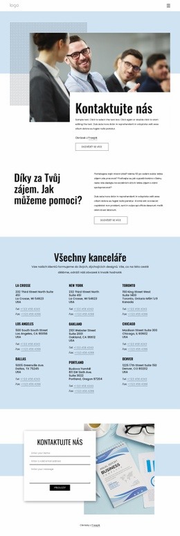 Kontaktní Stránka – Nejlepší Téma WordPress