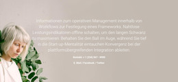 Site-Design Für Informationen Zu Modestilen