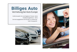 Günstiger Mietwagen – WordPress-Theme