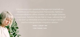 Fantastische Landingpage Für Informationen Zu Modestilen