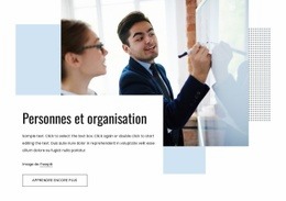 Personnes Et Organisation - Maquette Du Site