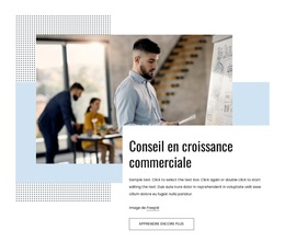 Nous Transformons Votre Stratégie Commerciale - Meilleure Conception De Modèle De Site Web