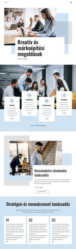 Kereskedelmi Növekedési Tanácsadás – Csodálatos Sablon Létrehozása