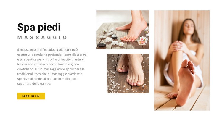 Centro termale relax Costruttore di siti web HTML