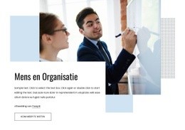 Mensen En Organisatie - HTML Website Maker