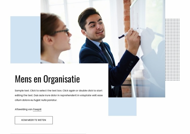 Mensen en organisatie Html Website Builder