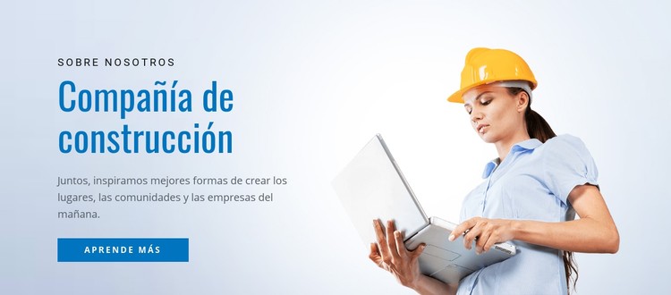 Examinamos los planos de construcción Plantilla CSS