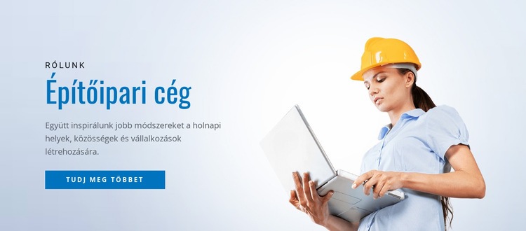 Vizsgáljuk az építési terveket CSS sablon