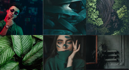 Green Style Gallery - Online HTML Page Builder