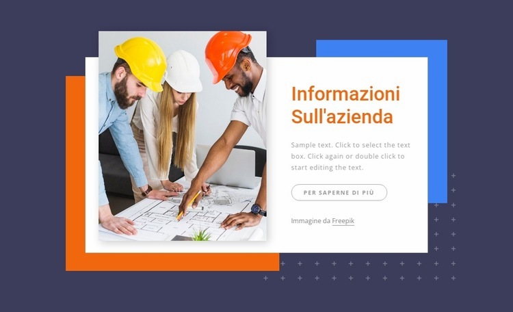 Ingegneria ben eseguita ed efficiente in termini di capitale Mockup del sito web