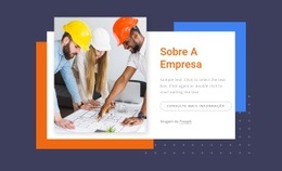 Engenharia Bem Executada E Com Eficiência De Capital – Modelo HTML5 Fácil De Usar